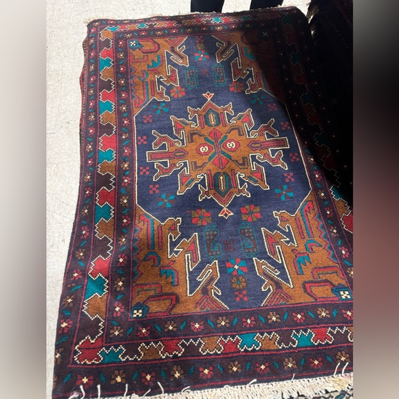 HANDMADE Traditional Area Rug BELOSH 3” x 5” 100% Wool - Picture 1 of 1